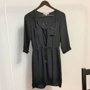 2 for $15 Monk & Lou Black Orwell Shirt Dress